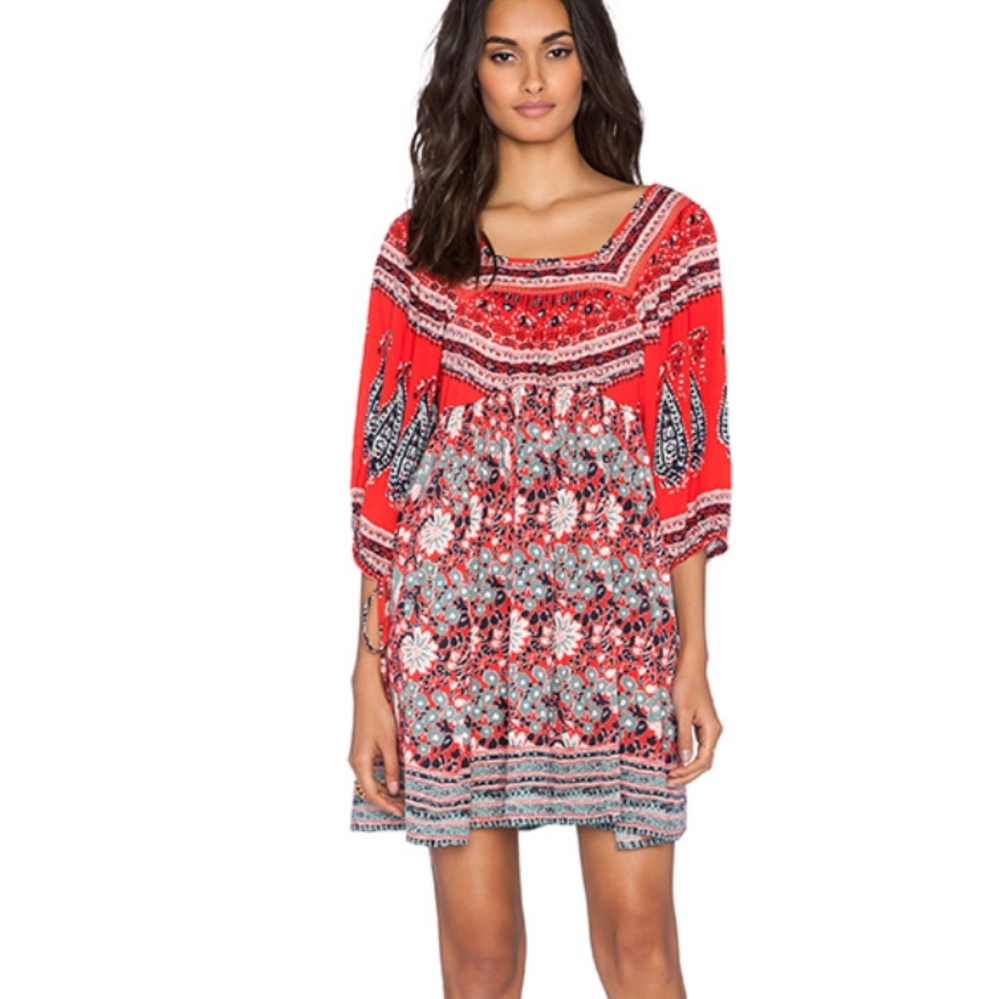 FREE PEOPLE MIDSUMMER DREAM MINI DRESS - Picture 9 of 10